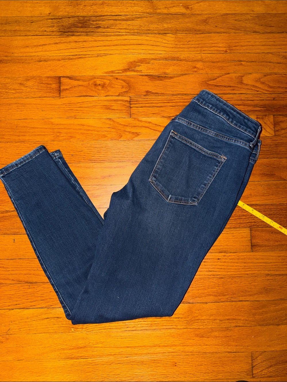 Sonoma Dark Blue Curvy Skinny Jeans size 14 worn once flattering